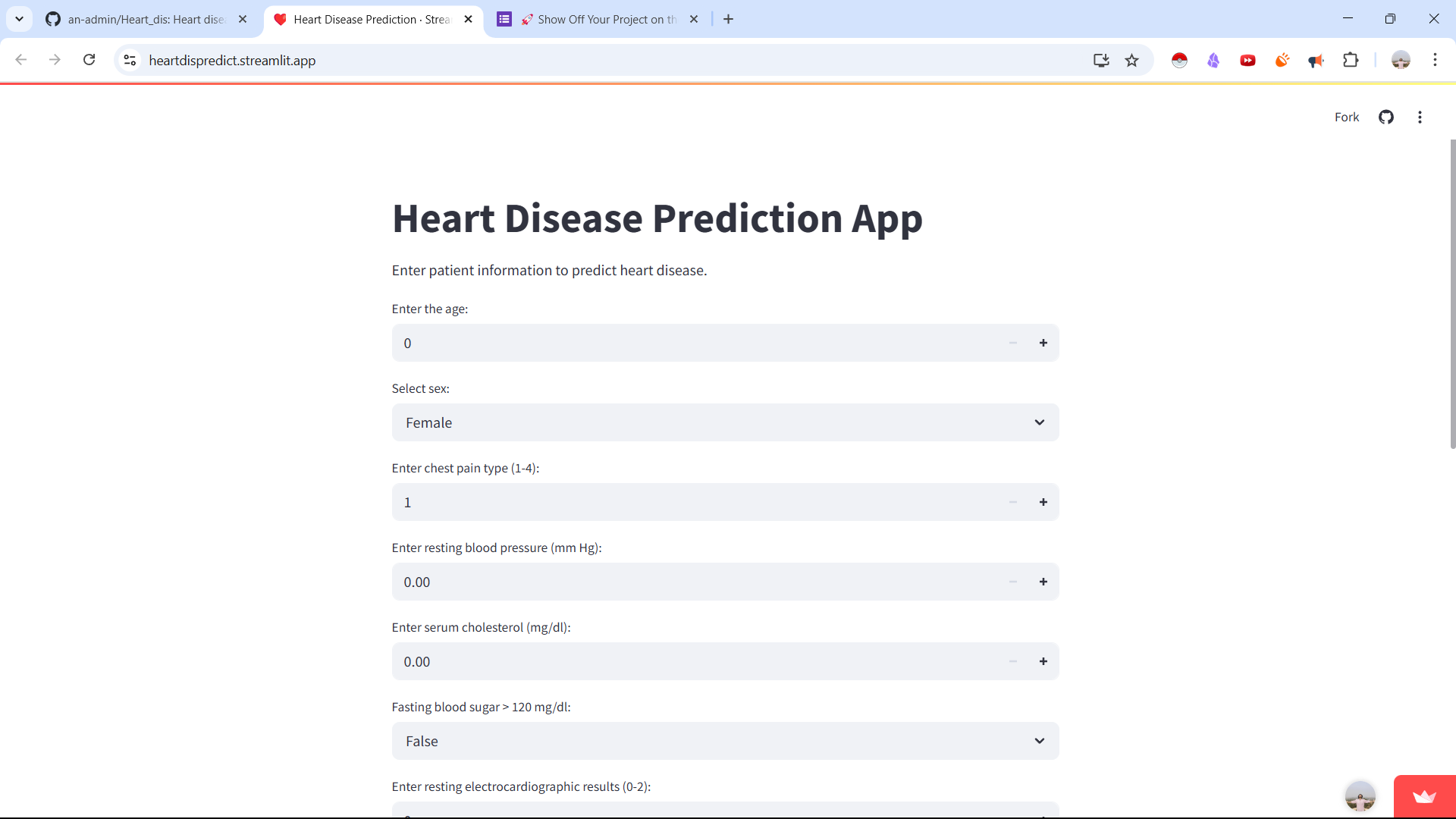 Heart Disease Prediction with ML